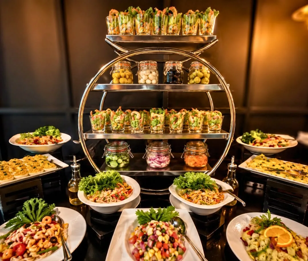 Salad & pickle station